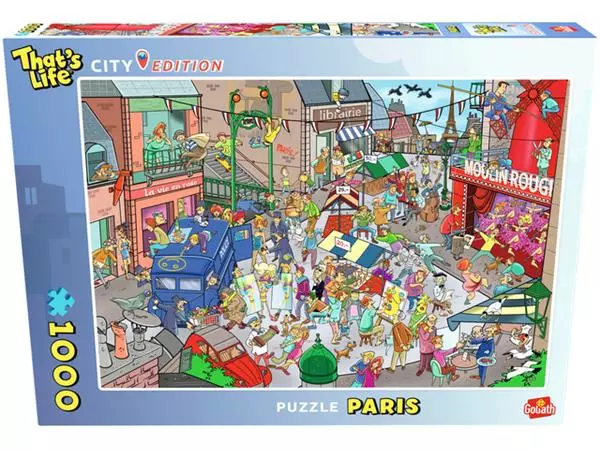 Een Puzzel That's Life City Paris (1000) koop je bij Goedkope Kantoorbenodigdheden