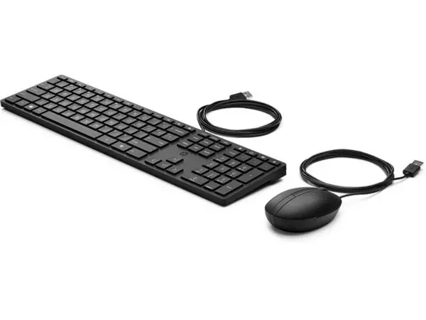 Een Toetsenbord + muis HP 320MK Qwerty zwart koop je bij Kantoorvakhandel van der Heijde