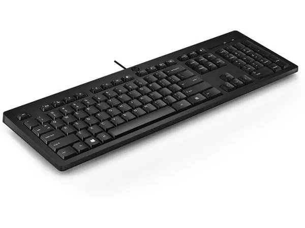 Een Toetsenbord HP 125 Qwerty zwart koop je bij NiceSupplies.nl