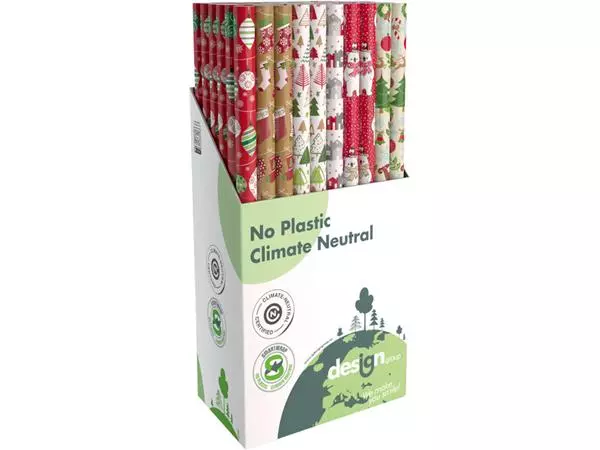 Buy your Inpakpapier IG Group Kerst 200x70cm assorti at QuickOffice BV