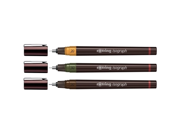 Een Tekenset rOtring Isograph Junior 4-delig koop je bij EconOffice