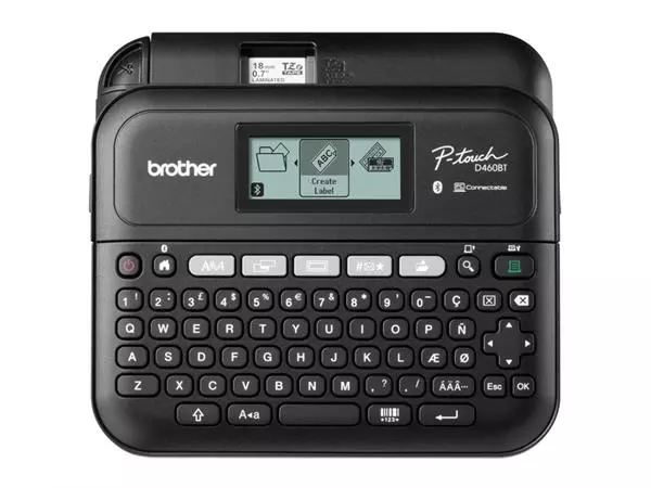 Een LABELPRINTER BROTHER PTOUCH TZE PTD460BT ZWART koop je bij Kantoorvakhandel van der Heijde