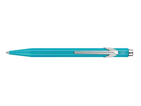 Een Balpen Caran d'Ache Colormat-X 849 turquoise koop je bij Goedkope Kantoorbenodigdheden