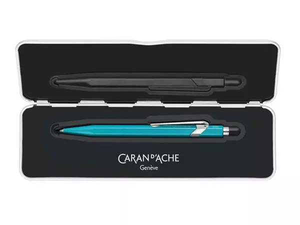 Een Balpen Caran d'Ache Colormat-X 849 turquoise koop je bij Dillen BV