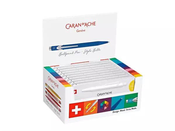 Vous pouvez acheter un Stylo bille Caran d'Ache Colormat-X 849 présentoir 10 pièces assorti chez Dillen BV