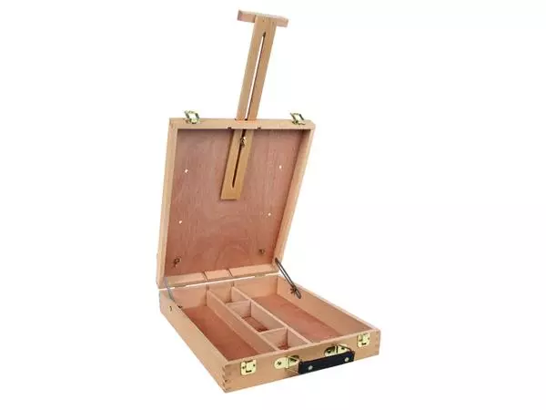 Een Kist ezel Conda hout 42x33x8.5cm koop je bij Totaal Kantoor Goeree