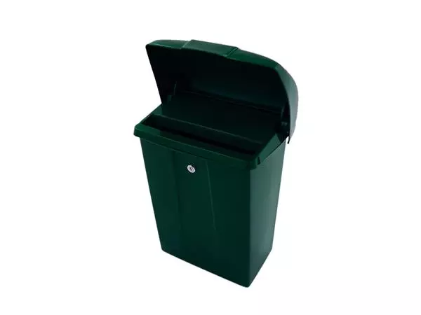 Een Brievenbus Vepa Bins met klep kunststof groen koop je bij NiceSupplies.nl