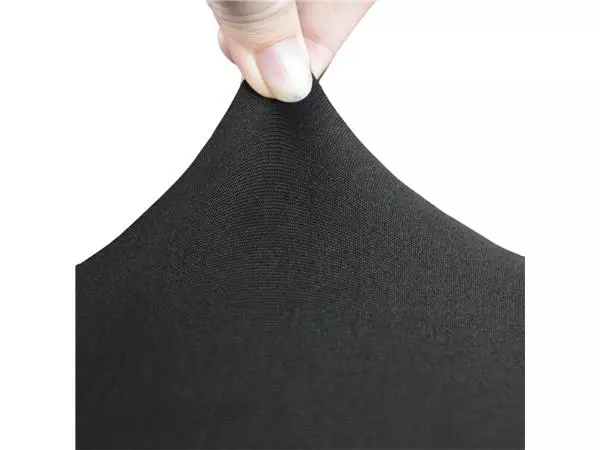 Een Tafelrok BRASQ voor statafel 80cm zwart koop je bij Kantoorvakhandel van der Heijde