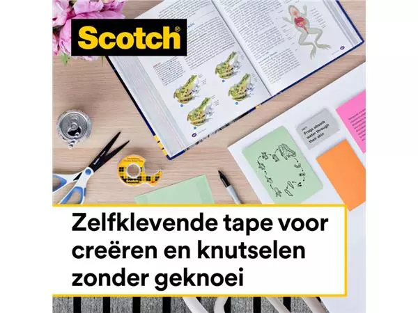 Een Plakband Scotch Magic 665 19mmx33m dubbelzijdig koop je bij Alles voor uw kantoor