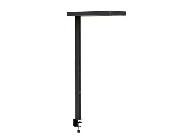 Werkplek tafelklem MAUL Javal LED dimbaar hg 120cm zwart