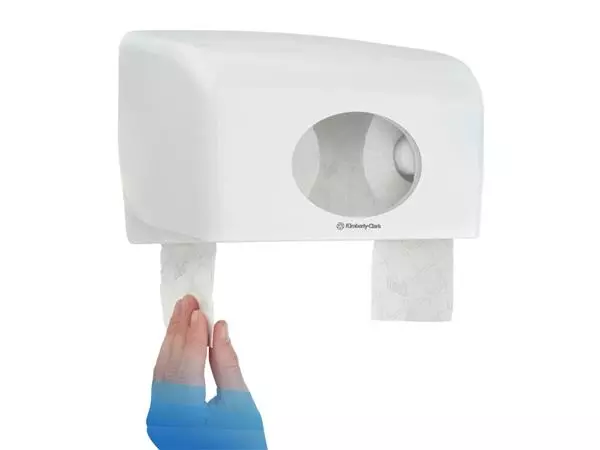 Een Toiletpapier Scott Essential 2-laags 350 vel wit 8519 koop je bij Buro De Peuter