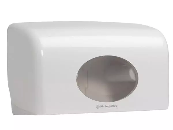 Een Toiletpapierdispenser Kimberly Clark Aquarius duo wit 6992 koop je bij Buro De Peuter