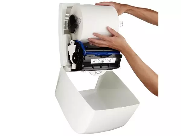 Een Handdoekroldispenser Kimberly Clark Aquarius wit 7375 koop je bij Buro De Peuter