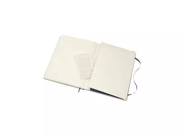 Een Notitieboek Moleskine XL 190x250mm blanco hard cover sapphire blue koop je bij NiceSupplies.nl