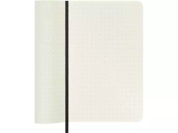 Een Notitieboek Moleskine pocket 90x140mm dots soft cover zwart koop je bij Buro De Peuter