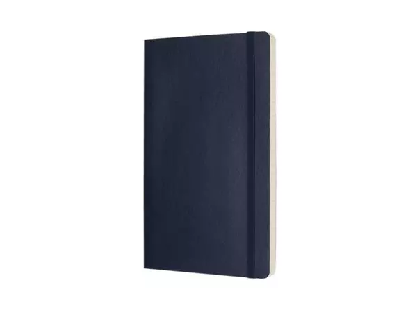 Een Notitieboek Moleskine large 130x210mm lijn soft cover sapphire blue koop je bij Kantoorvakhandel van der Heijde