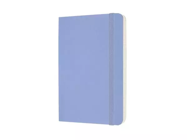 Een Notitieboek Moleskine pocket 90x140mm lijn soft cover hydrangea blue koop je bij Kantoorvakhandel van der Heijde