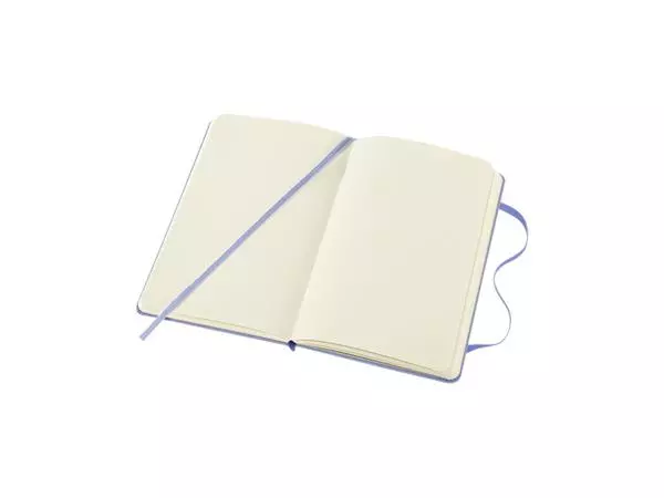 Een Notitieboek Moleskine pocket 90x140mm blanco hard cover hydrangea blue koop je bij Buro De Peuter