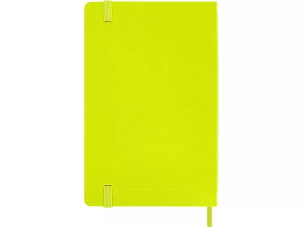 Een Notitieboek Moleskine pocket 90x140mm blanco hard cover lemon green koop je bij Kantoorvakhandel van der Heijde