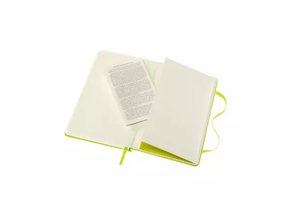 Een Notitieboek Moleskine pocket 90x140mm blanco hard cover lemon green koop je bij NiceSupplies.nl