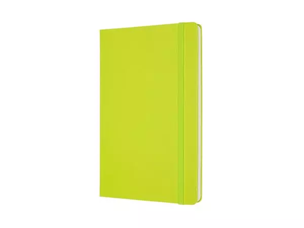 Een Notitieboek Moleskine large 130x210mm lijn hard cover lemon green koop je bij Kantoorvakhandel van der Heijde