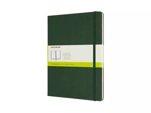 Een Notitieboek Moleskine XL 190x250mm blanco hard cover myrtle green koop je bij EconOffice