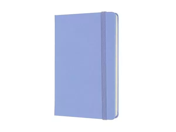 Een Notitieboek Moleskine pocket 90x140mm lijn hard cover hydrangea blue koop je bij NiceSupplies.nl