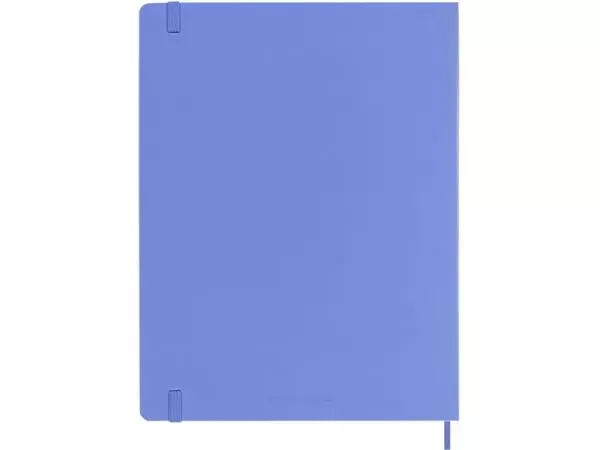 Notitieboek Moleskine XL 190x250mm blanco hard cover hydrangea blue