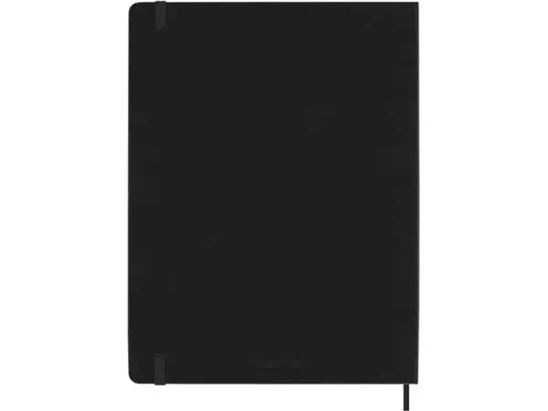 Een Notitieboek Moleskine XL 190x250mm blanco hard cover zwart koop je bij NiceSupplies.nl