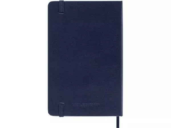 Een Notitieboek Moleskine pocket 90x140mm lijn hard cover sapphire blue koop je bij Kantoorvakhandel van der Heijde