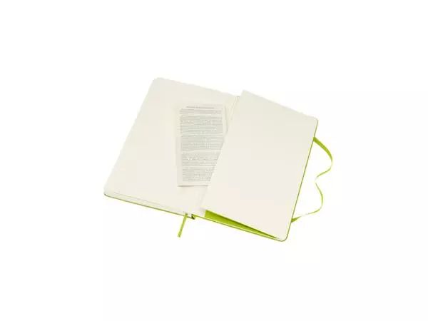 Een Notitieboek Moleskine large 130x210mm blanco hard cover lemon green koop je bij NiceSupplies.nl