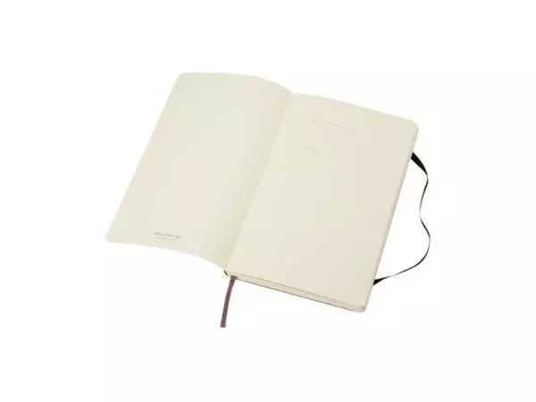 Een Notitieboek Moleskine large 130x210mm ruit 5x5mm soft cover zwart koop je bij NiceSupplies.nl