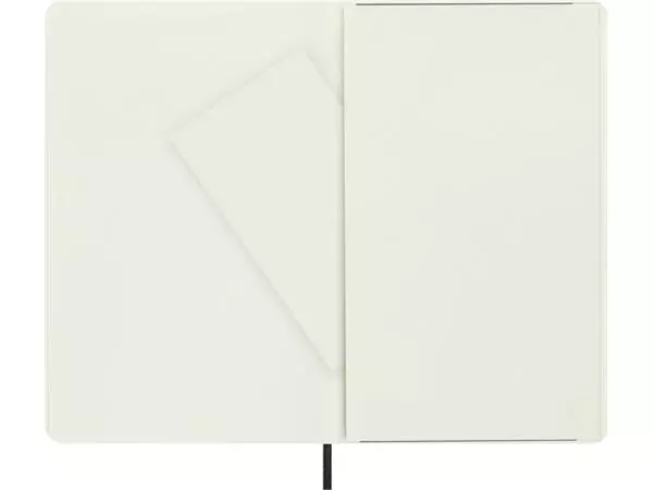 Een Notitieboek Moleskine large 130x210mm ruit 5x5mm soft cover zwart koop je bij Buro De Peuter