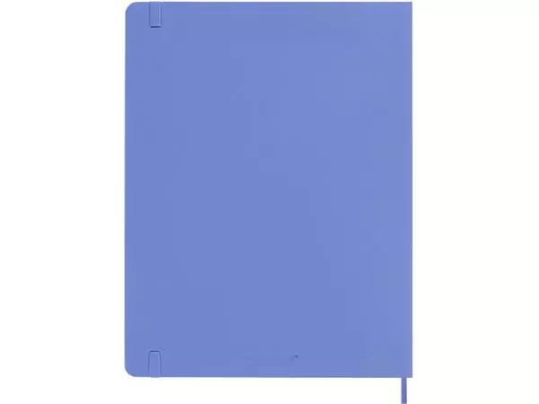 Een Notitieboek Moleskine XL 190x250mm blanco soft cover hydrangea blue koop je bij Kantoorvakhandel van der Heijde