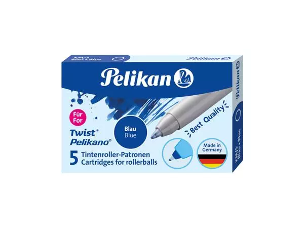 Een Rollerpenvulling Pelikan KM/5 blauw 0,3mm koop je bij EconOffice