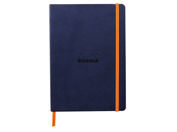 Een NOTITIEBOEK RHODIA A5 LIJN 80 VEL 90GR NACHTBLAUW koop je bij Kantoorvakhandel van der Heijde