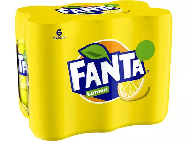 Frisdrank Fanta lemon blik 330ml