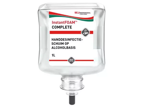 Een Handdesinfectie SCJ Instant Foam Complete 1liter koop je bij KantoorProfi België BV