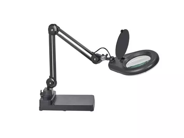 Een Loeplamp MAUL Viso LED met voet zwart koop je bij EconOffice