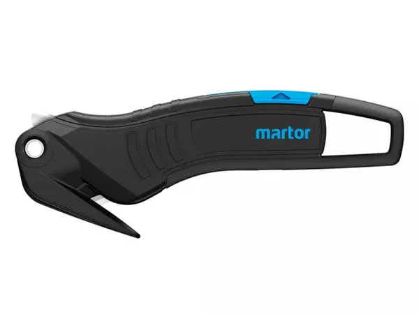 Een Cutter Martor Secumax 320 rectangulaire 4mm noir koop je bij Van Hoye Kantoor BV