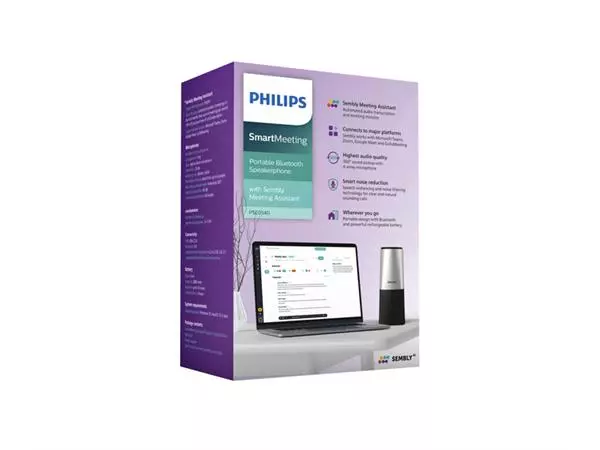 Een Draagbare vergadermicrofoon Philips SmartMeeting koop je bij Buro De Peuter