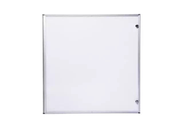 Een Binnenvitrine wand MAULextraslim whiteboard 12xA4 met slot koop je bij NiceSupplies.nl