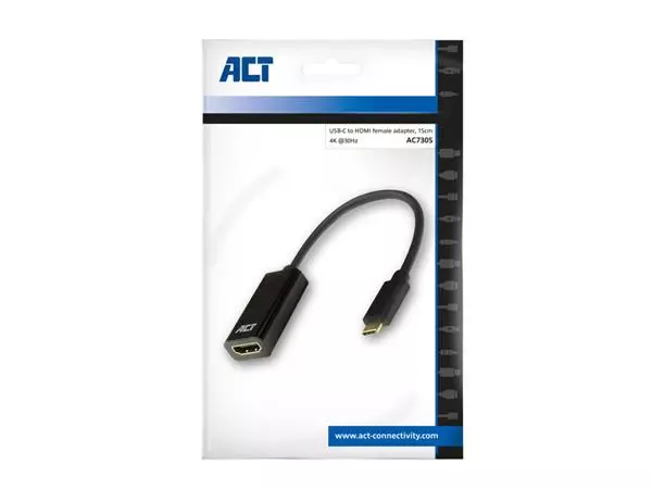 Een Adapter ACT USB-C naar HDMI 30Hz koop je bij Totaal Kantoor Goeree