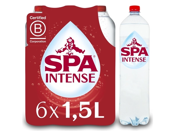 Een Water Spa Intense rood petfles 1.5 liter koop je bij EconOffice