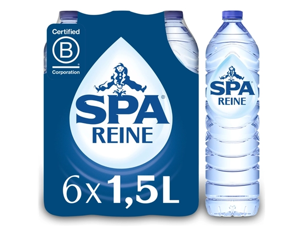 Een Water Spa Reine blauw petfles 1.5 liter koop je bij QuickOffice BV