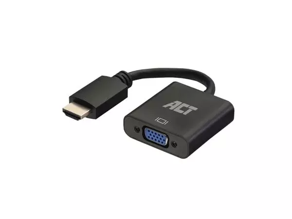 Een Adapter ACT HDMI naar VGA met audio koop je bij Goedkope Kantoorbenodigdheden