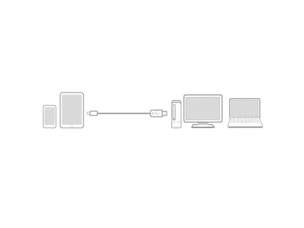 Een Kabel ACT USB 2.0 naar MicroB laad -en data 1 meter koop je bij L&N Partners voor Partners B.V.