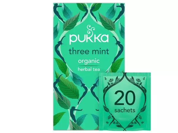 Een Thee Pukka mint 20 zakjes koop je bij EconOffice