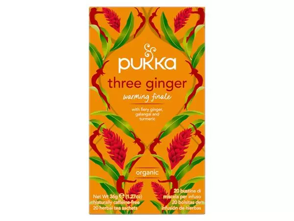 Thee Pukka ginger 20 zakjes