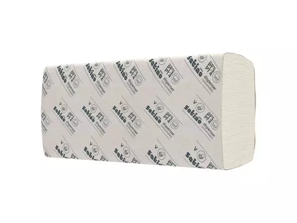 Een Handdoek Satino Comfort PT3 V-vouw 2-laags 250x230mm 20x160vel wit 277200 koop je bij L&N Partners voor Partners B.V.